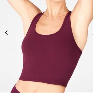 Fabletics sculptknit cropped racerback tank